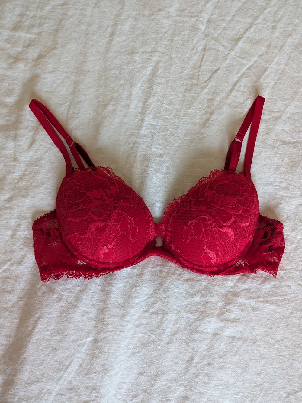 La Perla Scarlet Lace Push-Up Bra